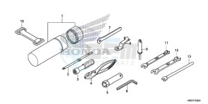 TRX420FA1F TRX420 Europe Direct - (ED) drawing TOOLS