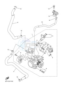 WR250R (32DW 32DV 32DX) drawing INTAKE 2