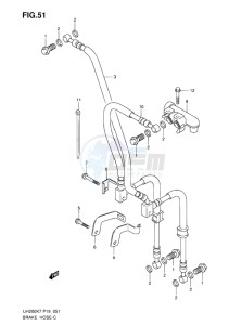 UH200G BURGMAN EU drawing BRAKE HOSE