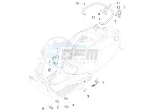 Primavera 50 2T (EMEA, APAC) drawing Side cover - Spoiler