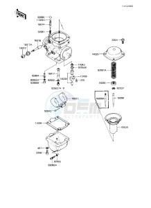 KZ 750 L [L3] drawing CARBURETOR PARTS