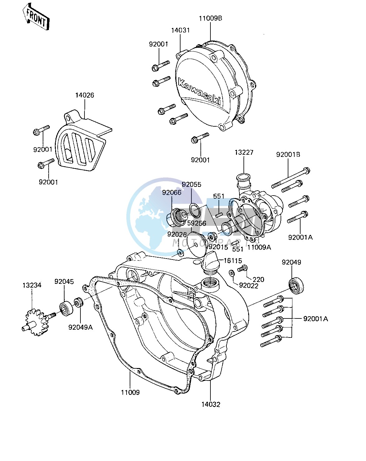 ENGINE COVERS_WATER PUMP