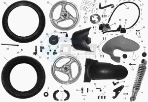 PACIFIC 125 drawing WHEELS