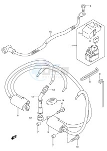 GSX750F (E2) drawing ELECTRICAL