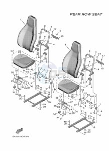 YXF1000EW YX10FPAM (B4J5) drawing SEAT 3