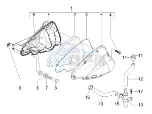 Liberty 200 4t Sport e3 drawing Air filter