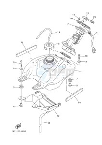 YFZ450R YFZ450RD (18PS 18PP) drawing FUEL TANK