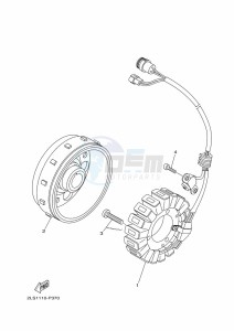 YFM700R (BCXJ) drawing GENERATOR