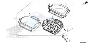 CBR1000RRG CBR1000 - Fireblade Europe Direct - (ED) drawing METER