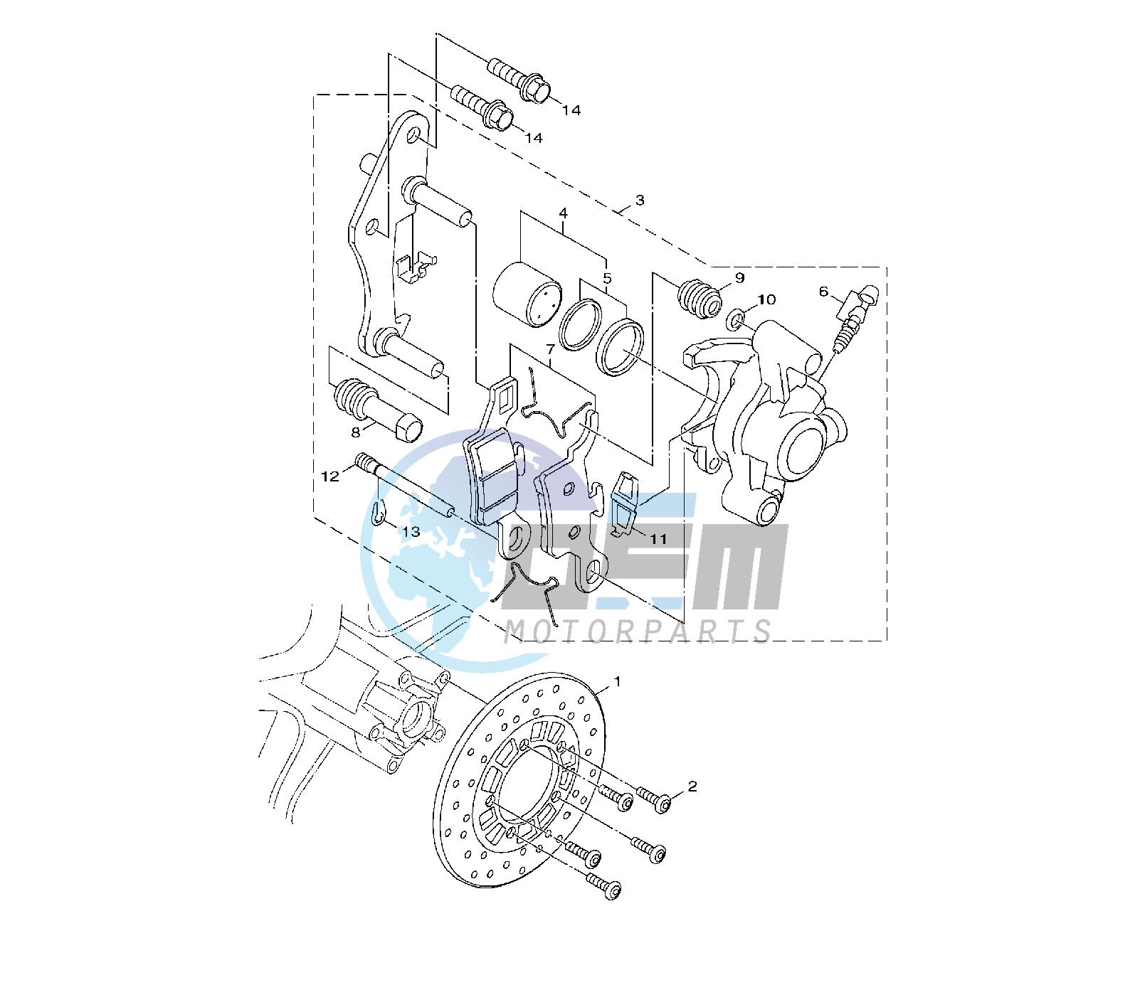 FRONT BRAKE CALIPER