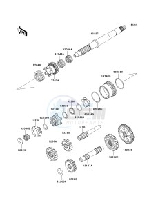 KRF 750 D [TERYX 750 4X4] (D8F) D8F drawing TRANSMISSION