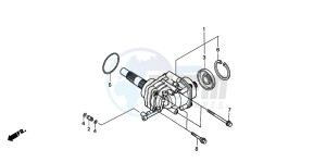 VTX1800C drawing CROSS SHAFT