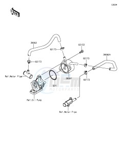 NINJA ZX-6R ZX636EGFA GB XX (EU ME A(FRICA) drawing Oil Cooler