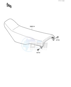 KX 125 F [KX125] (F1) [KX125] drawing SEAT