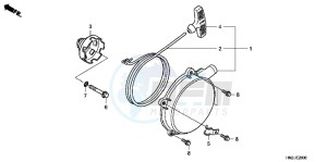 VFR800FH 2ED - (2ED) drawing GEARSHIFT DRUM