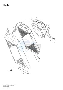 VZ800 (E3-E28) MARAUDER drawing RADIATOR