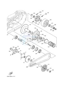 HW151 XENTER 150 (52S3) drawing CLUTCH