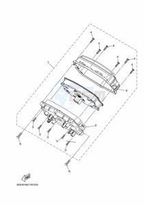 MWS125-C TRICITY 125 (BCS1) drawing CRANKCASE COVER 1