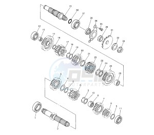 YZ F 450 drawing TRANSMISSION