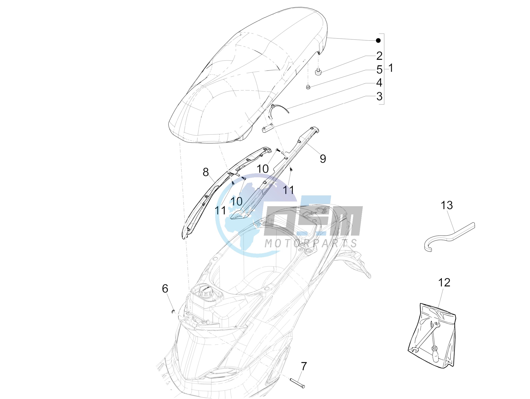 Saddle/seats