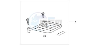 SZX50S X8R-S drawing REAR CARRIER