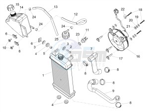 RX 125 E4 (EMEA) drawing Cooling system