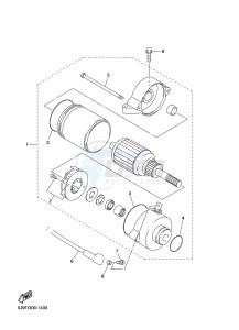 FJR1300A FJR1300A ABS (1MC1,1MC2 1MC6) drawing STARTING MOTOR