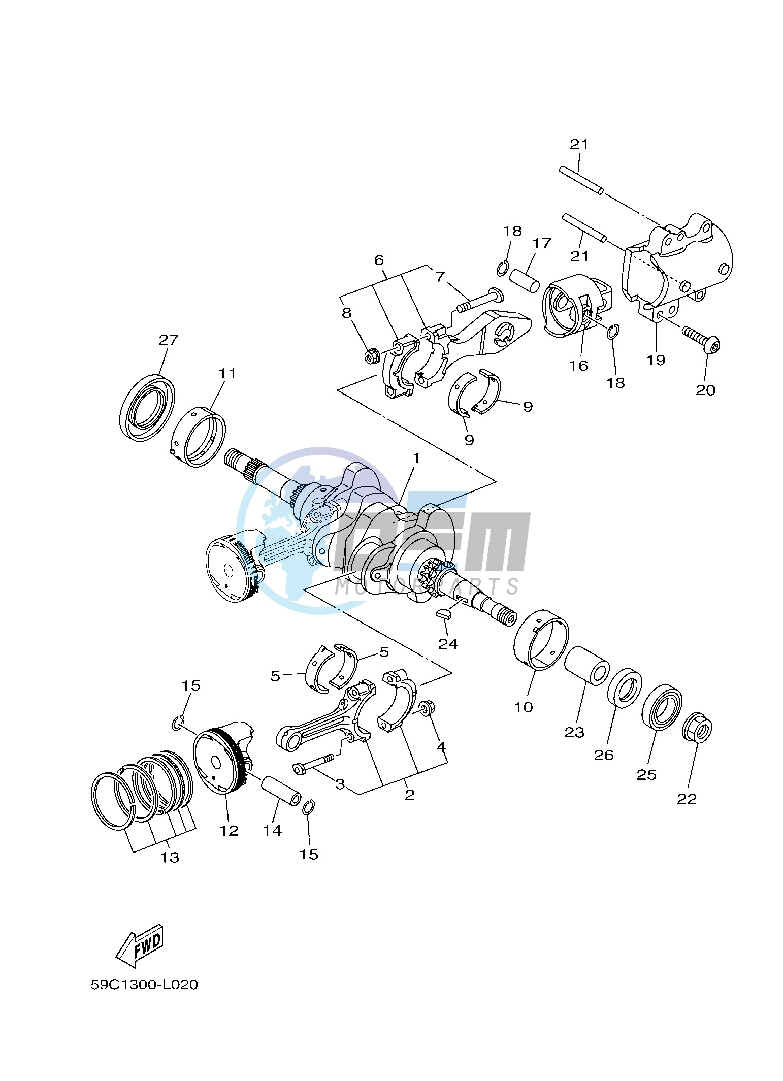 CRANKSHAFT & PISTON