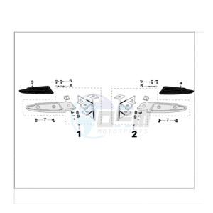 CITYSTAR 125 LC drawing FOOT SUPPORT