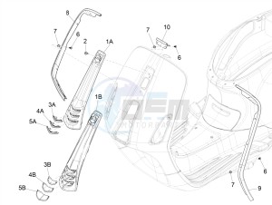 SPRINT 150 4T 3V IGET ABS E4 (NAFTA) drawing Front shield