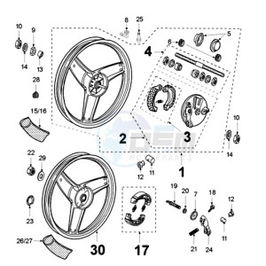 FOX N A2 BE drawing WHEELS