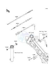 KLX110 KLX110CBF EU drawing Cables