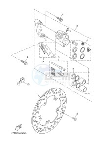 YP125RA (ABS) X-MAX 250 ABS (2DLB 2DLB 2DLB 2DLB) drawing FRONT BRAKE CALIPER