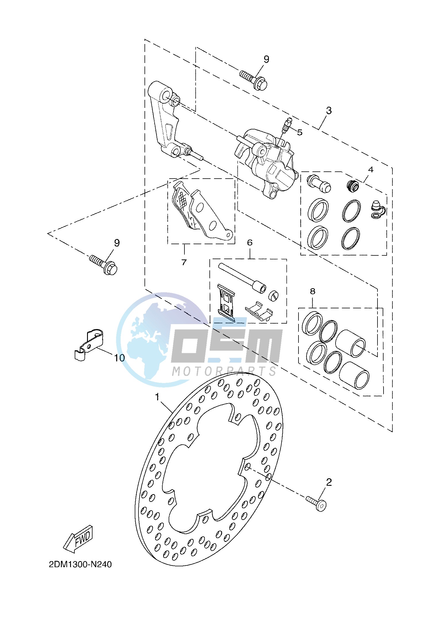 FRONT BRAKE CALIPER