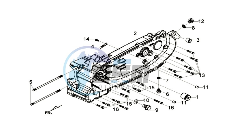 CRANKCASE LEFT