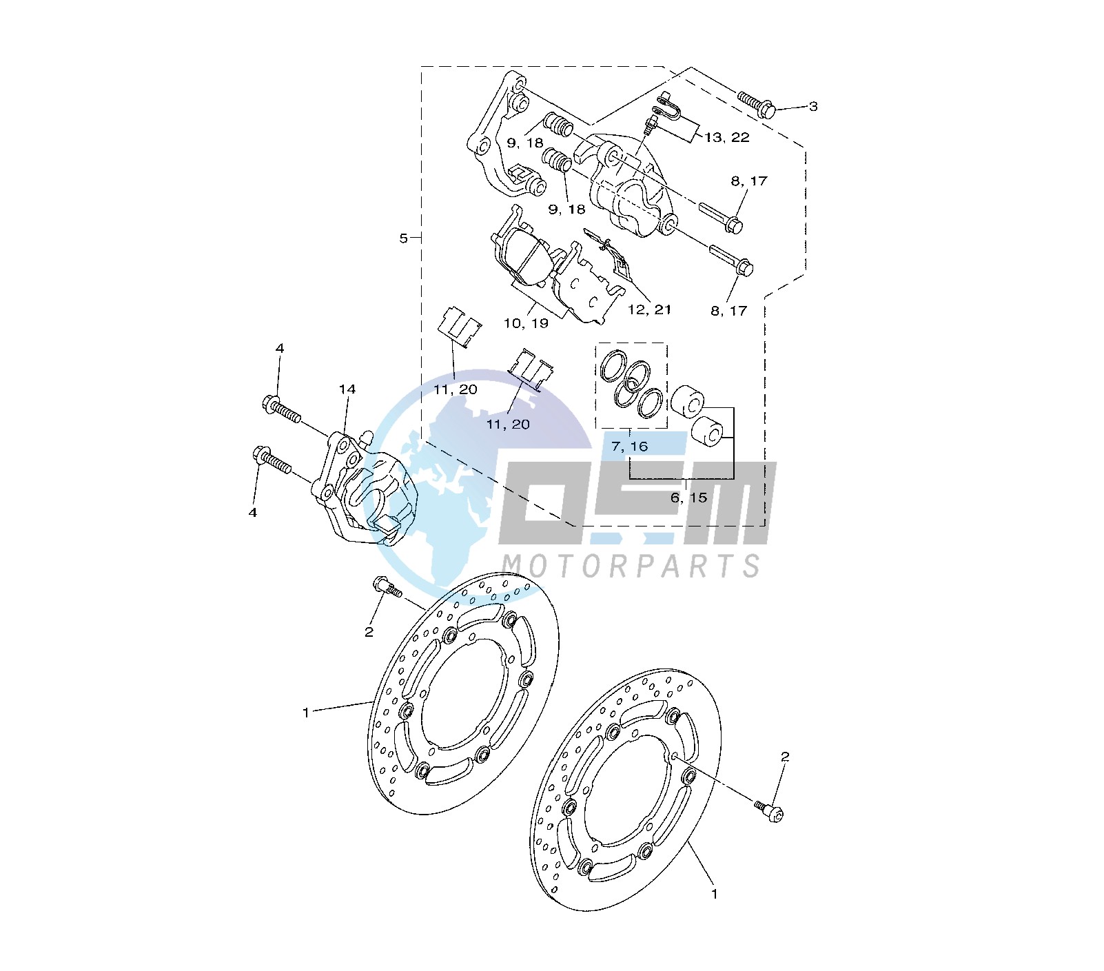 FRONT BRAKE CALIPER