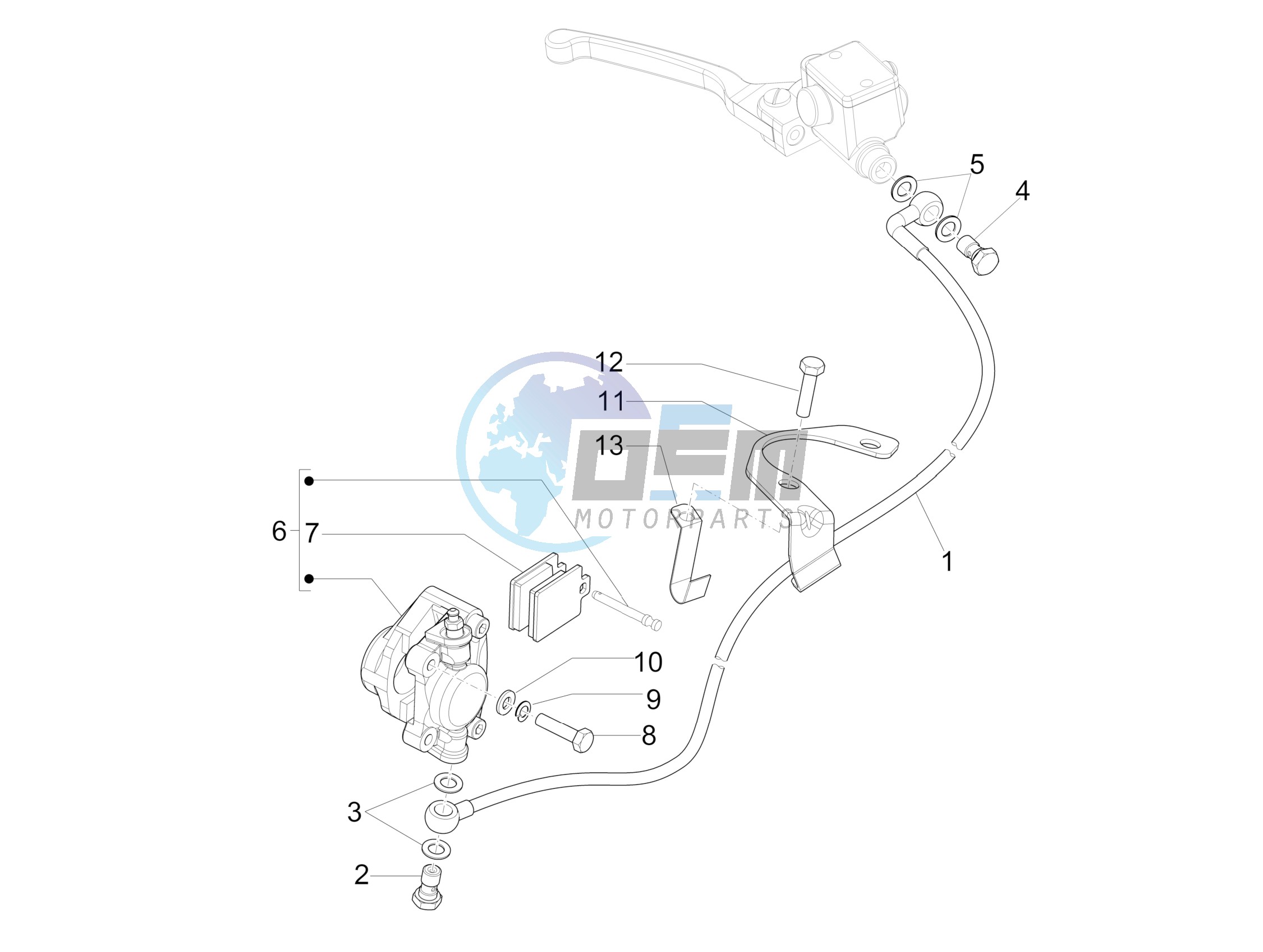 Brakes pipes - Calipers