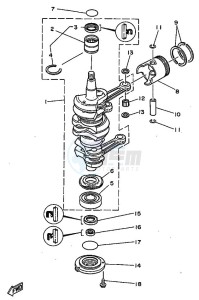 60FEDO drawing CRANKSHAFT--PISTON