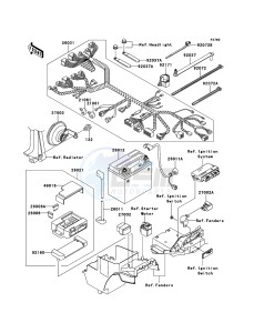 ZRX1200R ZR1200A6F FR GB XX (EU ME A(FRICA) drawing Chassis Electrical Equipment