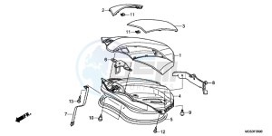 NC700XDC drawing LUGGAGE LID