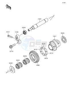 NINJA ZX-10R ABS ZX1000SGF XX (EU ME A(FRICA) drawing Balancer