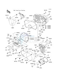 VN 900 D[VULCAN 900 CLASSIC LT] (6F-9F) D6F drawing ENGINE COVER-- S- -