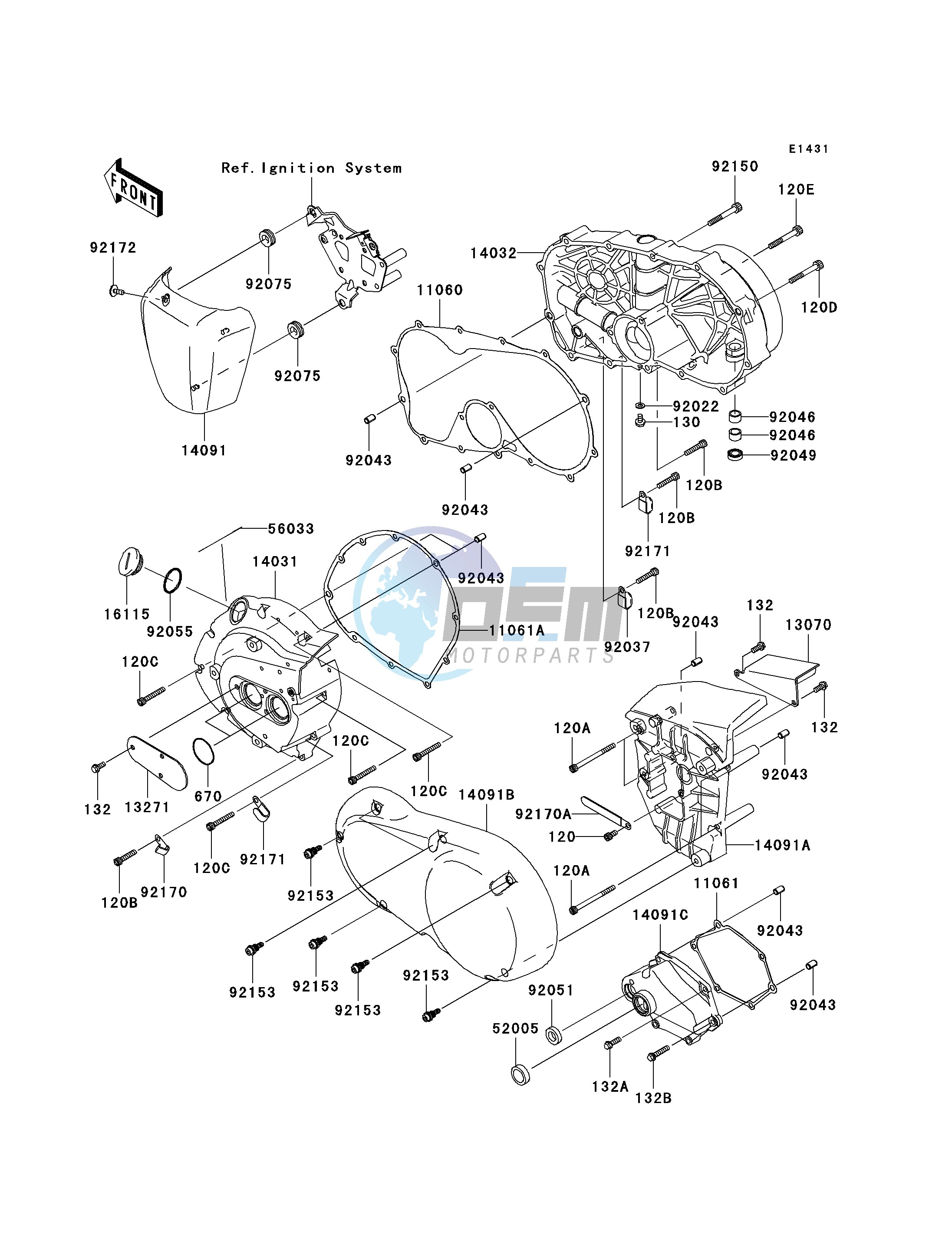 ENGINE COVER-- S- -