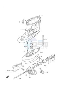 DF 70A drawing Drive Shaft Housing