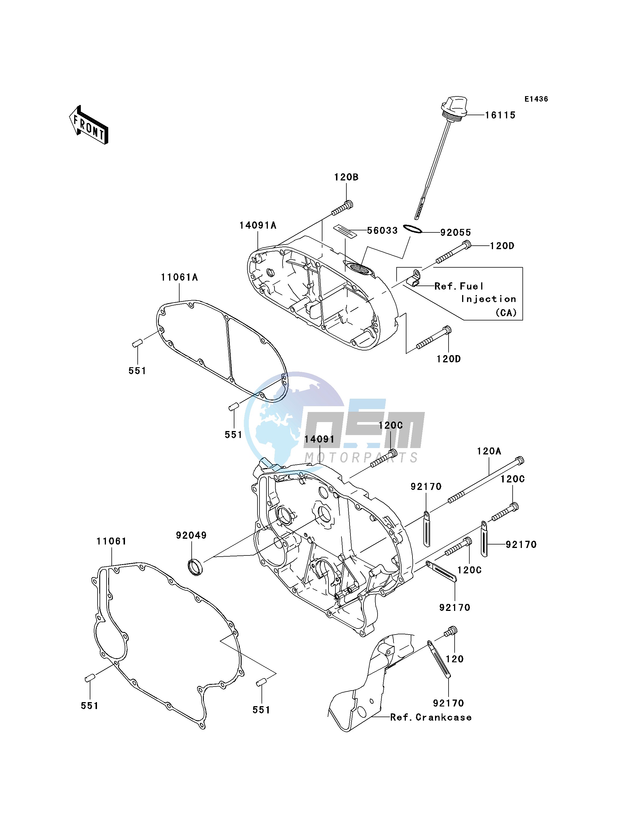 RIGHT ENGINE COVER-- S- -