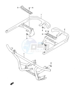 LT-A500XP Z drawing FOOTREST