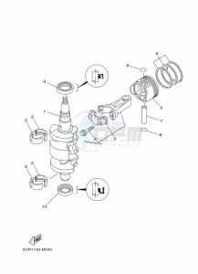 FT9-9LEP drawing CRANKSHAFT--PISTON