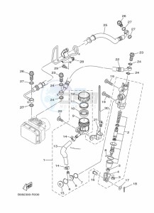 YZF320-A YZF-R3 (B7PH) drawing REAR MASTER CYLINDER