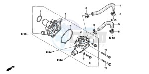 NT700VA drawing WATER PUMP