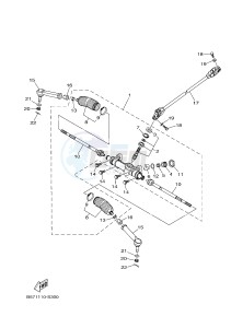 YXZ1000ETS YXZ10YESH YXZ1000R EPS SS SPECIAL EDITION (B577) drawing STEERING